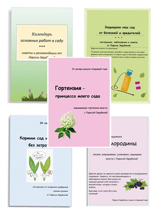 Комплект из 5ти инструкций 00007